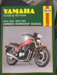 Yamaha XJ650 & 750 Fours 1980 To 1984 Haynes Repair Manual #738. Fixed Price $21.95.