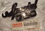 Yamaha 78-79 XS750 Side Cover Emblem Badge Rh 2G2-21782-00 Nos. Fixed Price $24.00.