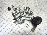 2009 09-11 Ducati M696 Monster Oem Misc Nuts Bolts Screws Hardware Horn Lot. Fixed Price $23.20.