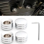 Motorcycle 4PCS Chrome Head Bolt Cover Caps For Harley Twin Cam Sportster Models. Fixed Price $11.99.