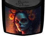 Death Sugar Skull Orange Lady Sexy Woman Vinyl Decal Graphic Truck Car Hood Wrap. Fixed Price $138.74.