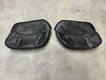 Harley Davidson Dyna Black Distressed Leather Saddlebags. Fixed Price $349.95.