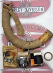 Harley Aermacchi 68-E69 Rapido Ml Nos Exhaust Pipe, Nut, Sleeve,nut & Gasket. Fixed Price $139.99.