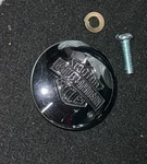 Harley Davidson Large Footpeg End Cap With Bar And Shield Logo 50675-85. Fixed Price $28.50.