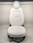 2021 Tesla Model Front Right Passenger Seat Assembly White 7654324-02-C. Fixed Price $500.00.