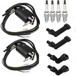 2X Ignition Coil Spark Plug Boot Caps Kawasaki Ltd KZ750 1980 1982 1983. Fixed Price $59.99.