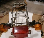 1984 Yamaha QT50 Yamahopper Rear Back Luggage Rack Carrier W Blinkers Lights Oem. Fixed Price $59.99.