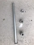 Honda CB750 Rear Axle With Nut & Spacers 42301-MW3-670. Fits 1991-2003 Nighthawk. Fixed Price $49.99.