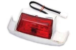 Chrome Rear Fender Tip Light Harley Flht Flt Road King Classic Touring Softail. Fixed Price $35.00.
