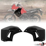 Pair Left & Right Radiator Shrouds Plastic Painted Blk For Kawasaki KLR650 08-18. Fixed Price $112.00.