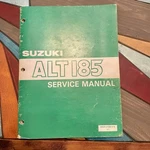 Oem Suzuki 99500-41060-01E ALT185 Factory Service Manual. Fixed Price $19.00.