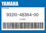 Yamaha Genuine O-ring 93210-48364-00. Fixed Price $11.29.