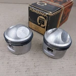 Triumph 750 T140 Hepolite Powermax Pistons Nos, 19378 Kr 71-3676 Standard Size. Fixed Price $301.01.