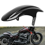 Black Short Front Fender For Harley M8 Softail Street Bob Fxbbs 2018-UP. Fixed Price $49.99.