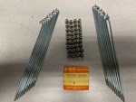 Nos Suzuki Oem Front Wheel Spokes Set 76-75 TS400 TS250 55300-30809 QTY36. Fixed Price $199.98.