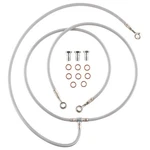 Tusk Front Atv Steel Braide Brake Line +2" Silver For Honda Trx 400EX 1999-2008. Fixed Price $76.69.