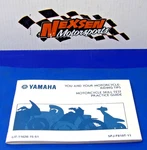 Yamaha Motorcycle Riding Tips Skill Test Practice Guide Manual LIT-11626-15-51. Fixed Price $19.99.