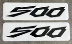 Kawasaki 1999 KX500 Reproduction Swing-arm Decal Set / Graphics Kit Clear. Fixed Price $35.82.
