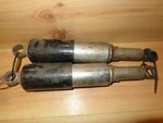 65-66 Yamaha 305 Big Bear Rear Shocks YDS3 156-22210-00-00. Fixed Price $24.99.