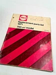 1971 Bsa Replacement Parts List 750 Cm Models Publication 00-5723. Fixed Price $48.60.