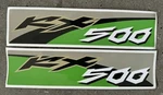 Kawasaki KX500 2001 Reproduction Swing-arm Decal Set / Sticker Kit Graphics. Fixed Price $35.82.