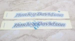 Vintage Nos Harley Davidson Gas Fuel Tank Decals Set Of 2 ( Blue & Black ). Fixed Price $29.95.