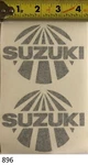 2! Suzuki Sunburst Sticker Rn Rh Ra 125 250 360 400 500 Vmx Ahrma Works. Fixed Price $15.87.