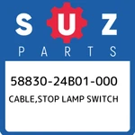 58830-24B01-000 Suzuki Cable,stop Lamp Switch 5883024B01000, New Genuine Oem Par. Fixed Price $36.34.