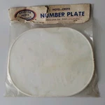 Nos Preston Petty Square Oval Moto-cross Number Plate Mx Vintage Motocross Ahrma. Fixed Price $75.00.