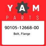 90105-12668-00 Yamaha Bolt, Flange 901051266800, New Genuine Oem Part. Fixed Price $18.84.