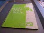 Used Suzuki RMX250 1991 Genuine Owner's Service Repair Manual 99011-05D52-03A. Fixed Price $14.99.