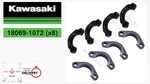 Kawasaki Oem 18069-1072 (X8) Exhaust Pipe Holder Pcs Set Genuine Japan New. Fixed Price $157.28.