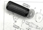 Aermacchi Harley 33073-61P Kicker Rubber Rapido TX125 SX125 X90 Z90 250 Sprint. Fixed Price $14.98.