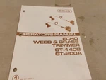 Echo Weed & Grass Trimmer GT-140B GT-200A Operator's Manual. Fixed Price $6.99.