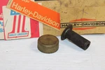 Harley Knucklehead Flathead Panhead Fuel Strainer Filter Cap 62265-32 & 62268-32. Fixed Price $25.00.