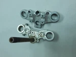 Triumph TR5T Trophy Trail B50MX Triple Tree Clamps Alloy Desert Sled Bsa 97-3985. Fixed Price $200.00.