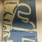 Yamaha Oem YZ250FW Service Manual LIT-11626-20-57 / 5XC-28199-13. Fixed Price $8.95.