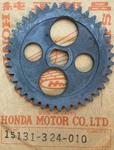 New Genuine Honda 15131-324-010 Gear, Oil Pump Drive (39T). Fixed Price $44.57.