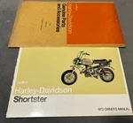 1972 Amf Harley-davidson Owners Manual -shortster New In Dealer Sleeve 99473-72. Fixed Price $89.98.