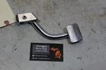 75-76 Harley Ironhead Chrome Steel Brake Pedal Lever. Fixed Price $30.00.