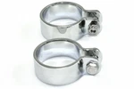 V-twin Chrome 1-7/8 Heavy Muffler Body And End Clamp Set For Harley Davidson. Fixed Price $29.14.