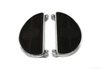 Half Moon Footboard Set Chrome For Harley-davidson. Fixed Price $84.99.