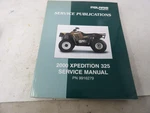 Polaris 2000 Xpedition 325 Service Manual Pn 9916279. Fixed Price $21.00.
