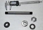Hollow Axle Complete With Nut And Washer For Indian Motorcycle Pn: 43797. Fixed Price $120.00.