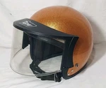 Vintage Arthur Fulmer Helmet AF20 Gold Metal Flake + Seer Visor & Neck Bib Clean. Fixed Price $189.99.