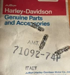 Aermacchi Harley 3 New Instrument Bulbs 71092-74P 12V 1974 1978 SX175 SS175. Fixed Price $5.99.