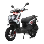 X-pro Lanai 150CC Moped Gas Scooter With 12" Aluminum Wheels, Dual Headlights. Fixed Price $789.00.