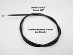 45085-30 Old 4143-30 Spring Fork Front Brake Cable Cotton Braid As Stock Usa. Fixed Price $85.00.