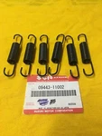 Nos Suzuki Exhaust Pipe Springs (qty 6) RM,TM,TS,125,250,370,AHRMA 09443-11002. Fixed Price $30.00.
