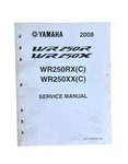 2008 Yamaha WR250RX(C) WR250XX(C) Service Manual LIT-11616-21-66. Fixed Price $26.35.